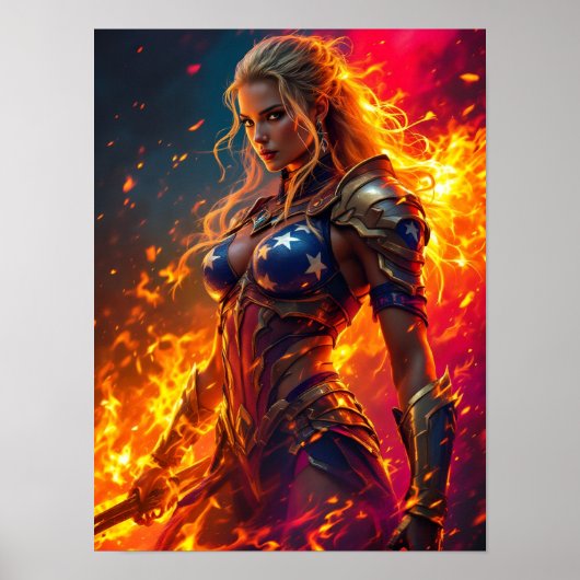 Gloeiende resten van vrijheid poster (Voorkant)