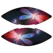 Gloeiende rode libel american football (Panelen)