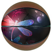 Gloeiende rode libel basketbal (Voorkant)