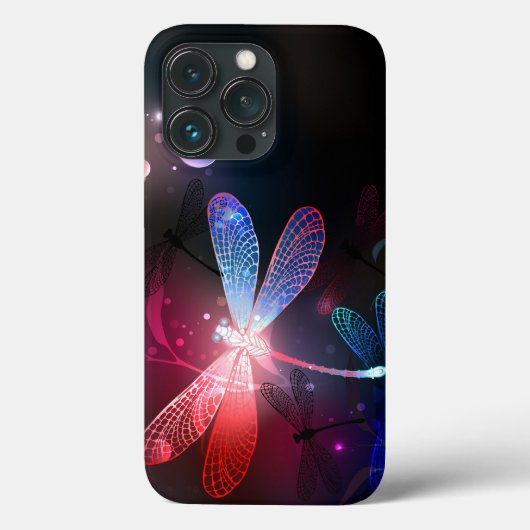 Gloeiende rode libel Case-Mate iPhone case (Achterkant)