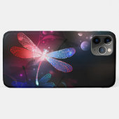 Gloeiende rode libel Case-Mate iPhone case (Achterkant (horizontaal))