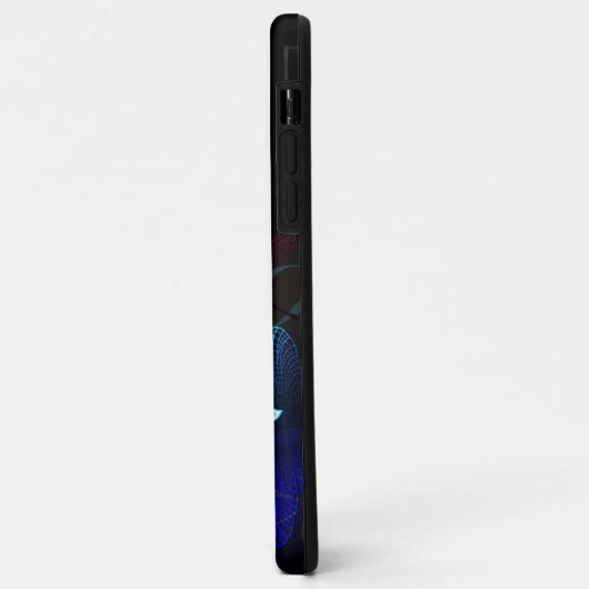 Gloeiende rode libel Case-Mate iPhone case (Achterkant/links)