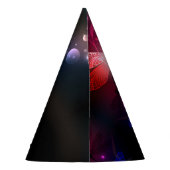 Gloeiende rode libel feesthoedjes (Achterkant)