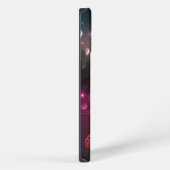 Gloeiende rode libel iPhone hoesje (Rechterkant)