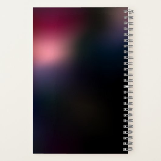 Gloeiende rode libel notitieboek (Achterkant)