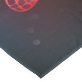 Gloeiende rode libel tafelkleed (Gekanteld)