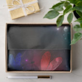Gloeiende rode libel tissuepapier (Geschenk)