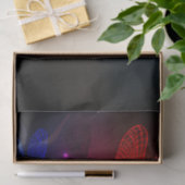 Gloeiende rode libel tissuepapier (Geschenk)