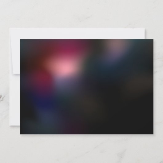 Gloeiende rode libellen aankondiging (Achterkant)