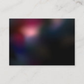 Gloeiende rode libellen afsprakenkaartje (Achterkant)