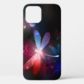 Gloeiende rode libellen Case-Mate iPhone case (Achterkant)