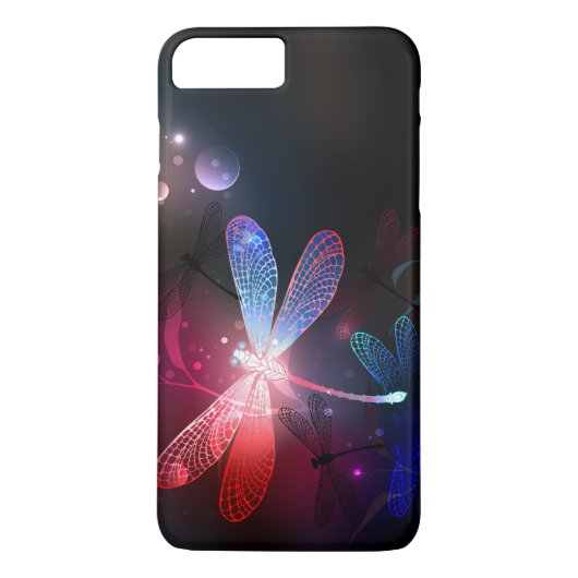 Gloeiende rode libellen Case-Mate iPhone case (Achterkant)