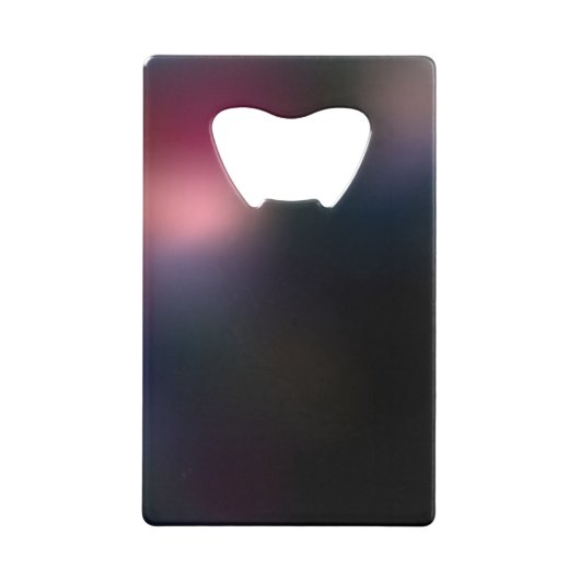 Gloeiende rode libellen creditkaart flessenopener (Achterkant)