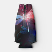 Gloeiende rode libellen flesjeskoeler (Achterkant)