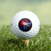 Gloeiende rode libellen golfballen (Insitu Shirt)