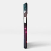 Gloeiende rode libellen iPhone hoesje (Rechterkant)