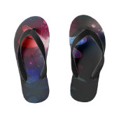 Gloeiende rode libellen kinder teenslippers (Voetbed)