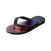 Gloeiende rode libellen kinder teenslippers (Schuin)