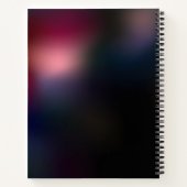 Gloeiende rode libellen notitieboek (Achterkant)