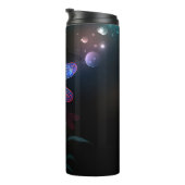 Gloeiende rode libellen thermosbeker (Geroteerd rechts)