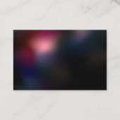 Gloeiende rode libellen visitekaartje (Achterkant)