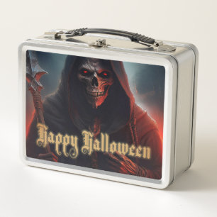 Gloeiende Rode Ogen Reaper Halloween Kunst