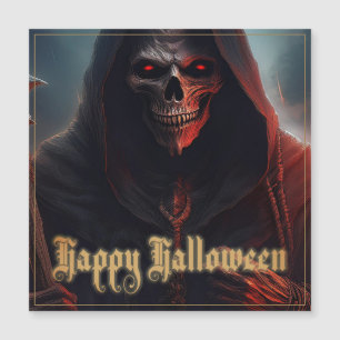 Gloeiende Rode Ogen Reaper Halloween Kunst