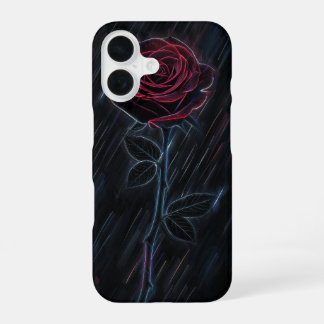 Gloeiende Roos iPhone 16 Hoesje