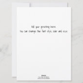  gloeiende roze kerstboom feestdagenkaart (Achterkant)