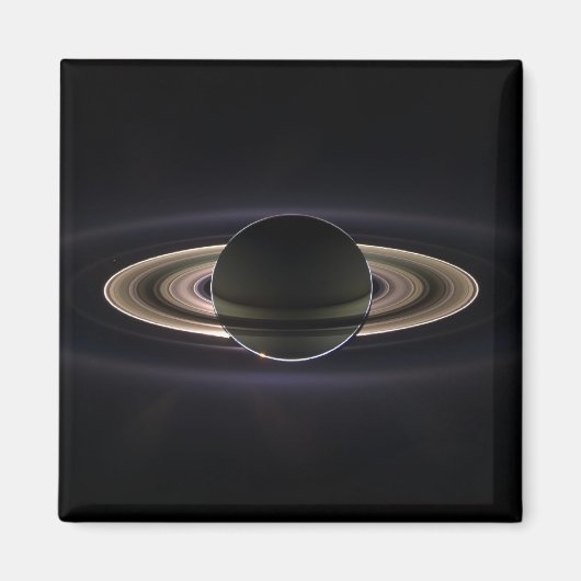 Gloeiende Saturnus magneet (Voorkant)