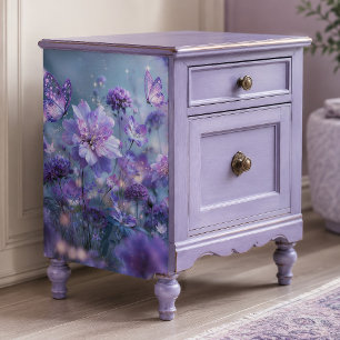 Gloeiende Sering Vlinder Bloesem Decoupage Tissuepapier