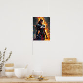 Gloeiende sintels van de Voorhoede Poster (Keuken)