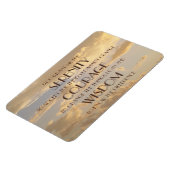 Gloeiende Sky Serenity Prayer Flexi Magnet Magneet (Linkerzijde)