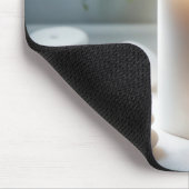 Gloeiende spa kaarsen met orchideeën en handdoeken muismat (Hoek)