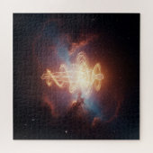 Gloeiende Spirituele Entiteit Drijvend in het Univ Legpuzzel (Horizontaal)