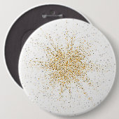 Gloeiende Ster 2 Ronde Button 6,0 Cm (Voorkant /achterkant)