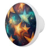 Gloeiende sterren keramische knop (Rechts)