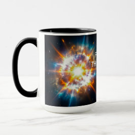 Gloeiende Supernova Energie Kosmische Ruimte Weten Mok