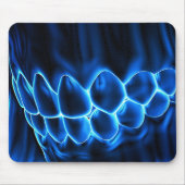 Gloeiende tanden beet & tandvlees tandarts muismat (Voorkant)