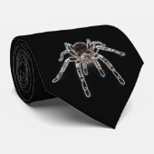 Gloeiende Tarantula Spin Nekdas Tie Stropdas (Opgerold)