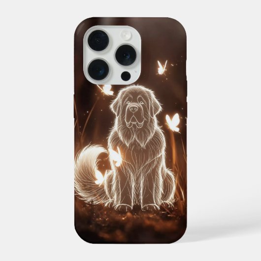 Gloeiende telefoon iPhone hoesje (Achterkant)