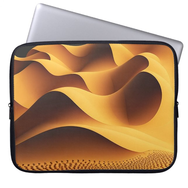 Gloeiende Valleien Laptop Sleeve (Voorkant)