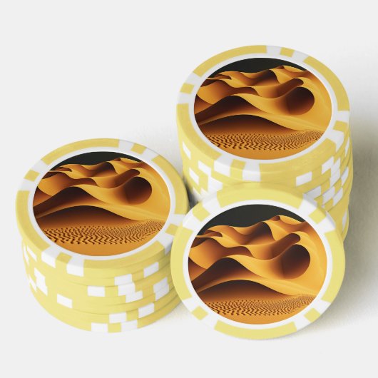 Gloeiende Valleien Poker Chips (Opstapeling)