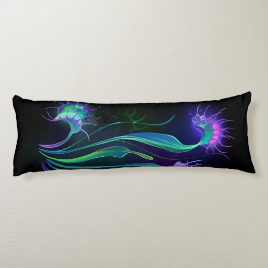 Gloeiende Venus Flytrap Body Pillow Lichaamskussen (Achterkant)