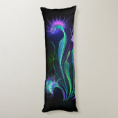 Gloeiende Venus Flytrap Body Pillow Lichaamskussen (Achterkant (Verticaal))