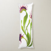 Gloeiende Venus Flytrap Body Pillow Lichaamskussen (Achterkant (Verticaal))