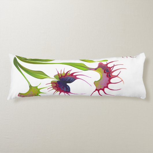 Gloeiende Venus Flytrap Body Pillow Lichaamskussen (Voorkant)
