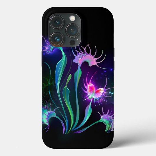 Gloeiende Venusvliegenvanger Case-Mate iPhone Case (Achterkant)
