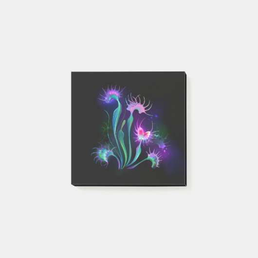 Gloeiende Venusvliegenvanger Post-it® Notes (Voorkant)