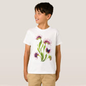 Gloeiende Venusvliegenvanger T-shirt (Voorkant volledig)